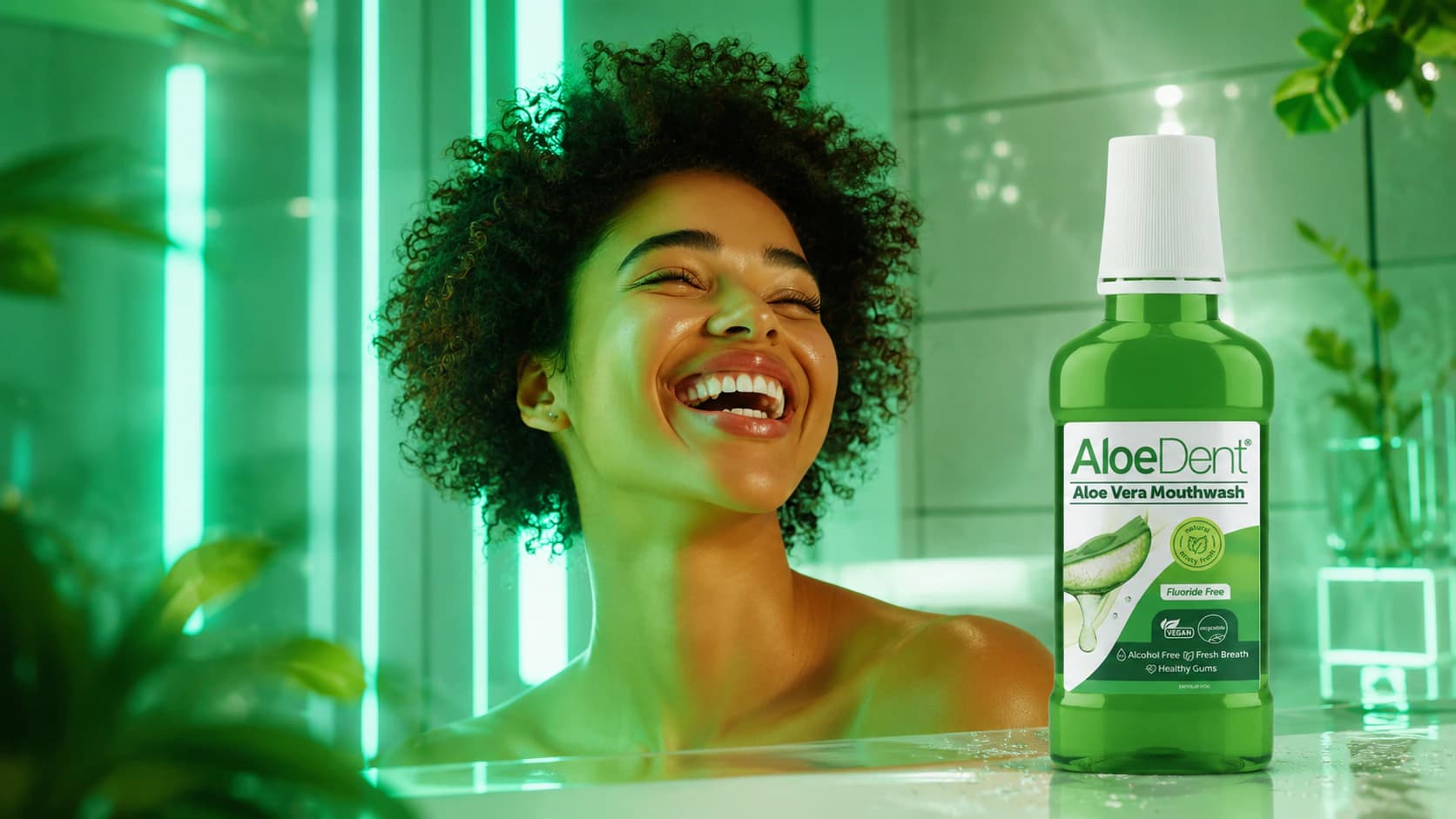 AloeDent Aloe Vera Ağız Bakım Suyu