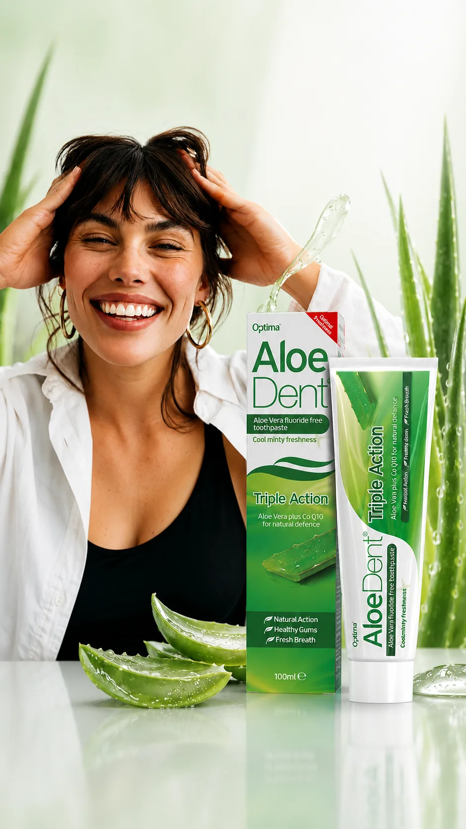 AloeDent Triple Action — Aloe Vera içeren 3 etkili diş macunu
