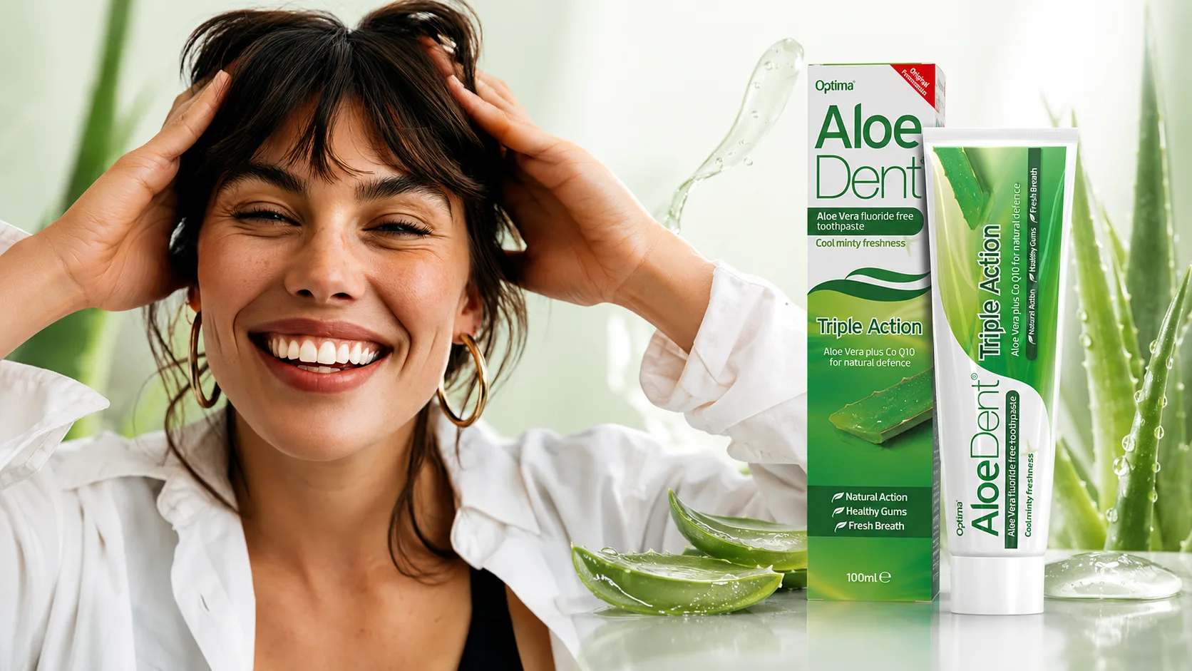 AloeDent Triple Action — Aloe Vera içeren 3 etkili diş macunu